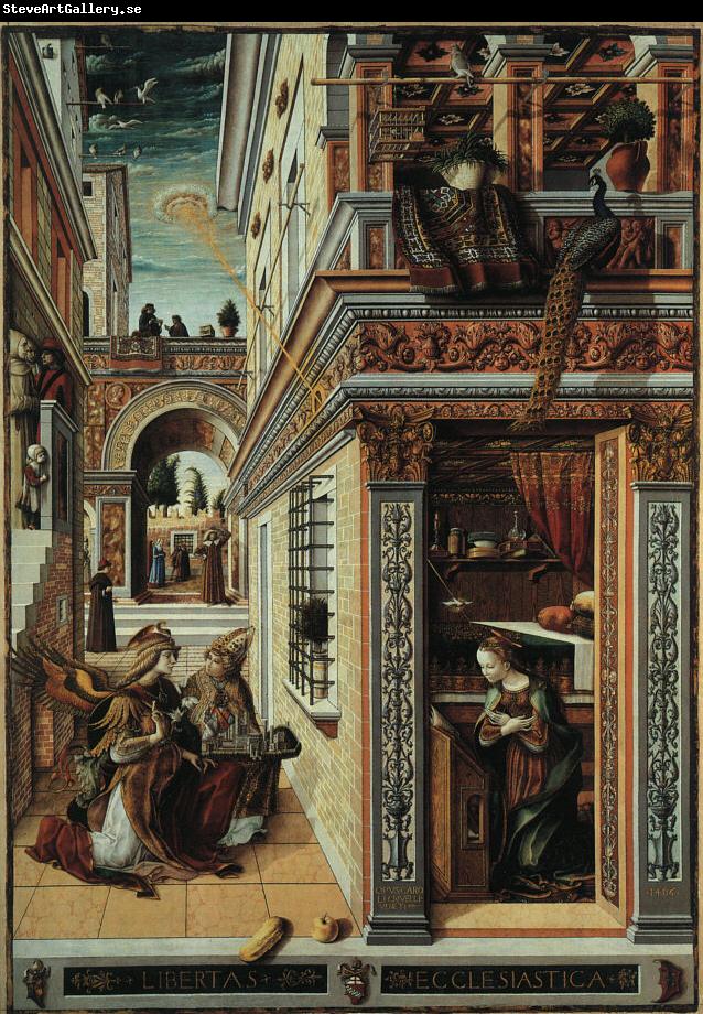 Carlo Crivelli Annunciation with Saint Emidius